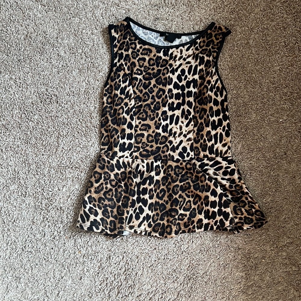 Womens Cheetah Print Blouse